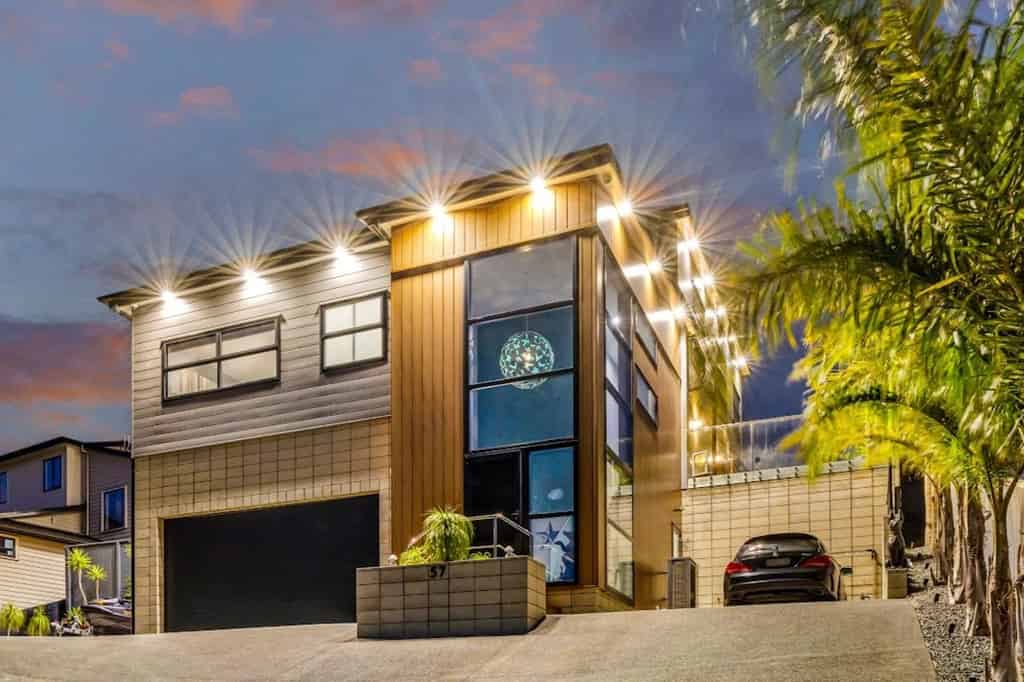 57 Hawaiian Parade street-front exterior at dusk