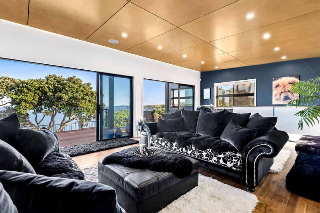 Main lounge with panoramic glazing